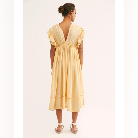 Free People Bali Will Wait For You Midi Dress - Picture 3 of 6